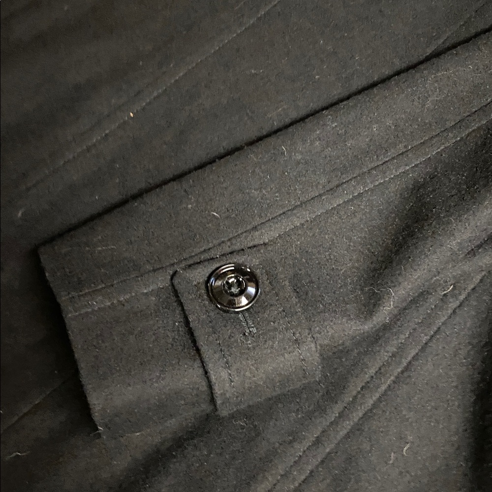 London Fog Elegant Black Coat - Picture 9 of 10